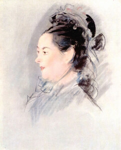 Lady with Hair Up